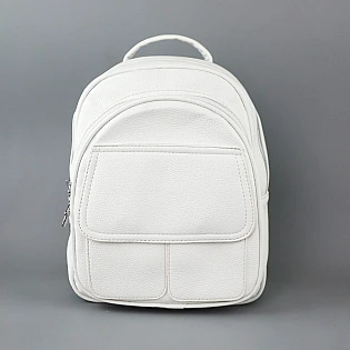 Рюкзак средний эко кожа 594474 Белый фото 2