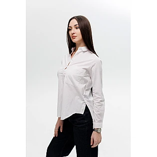 Жіноча сорочка текстиль 594353 Білий  розпродаж фото 2