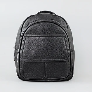 Рюкзак средний эко кожа 594472 Черный фото 2