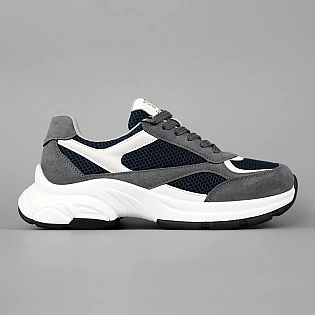 Кросівки жіночі сітка 594610 Сірі з синім фото 1