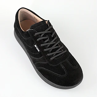 Кеды женские замшевые 594622 Черные фото 2