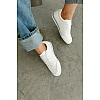 Кроссовки женские кожа 594595 Белые