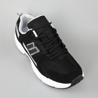 Кроссовки мужские сетка 594683 Черные фото 2