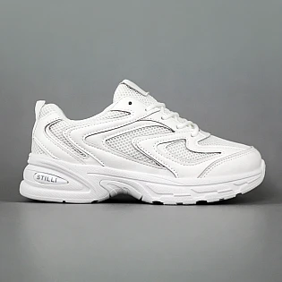 Кросівки жіночі замшеві сітка 594681 Білі фото 1