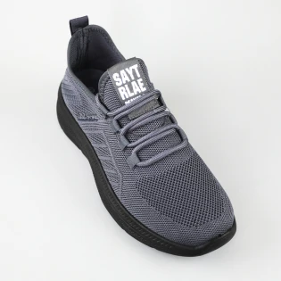 Кросівки чоловічі сітка 594710 Сірі фото 2