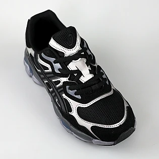 Кросівки чоловічі сітка 594695 Чорні фото 2