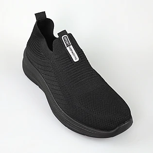 Кросівки чоловічі сітка 594706 Чорні фото 2