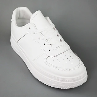 Кеды женские сплит кожа 594779 Белые фото 2