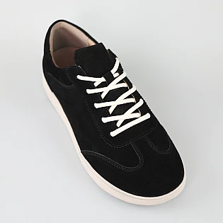 Кеды женские замшевые 594782 Черные фото 2