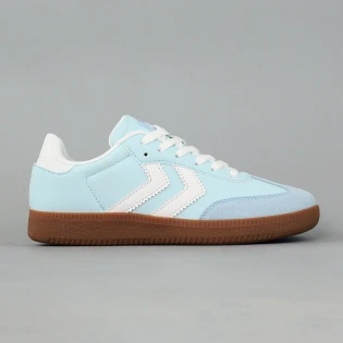 Кеды женские замшевые эко 594333 Голубые фото 1