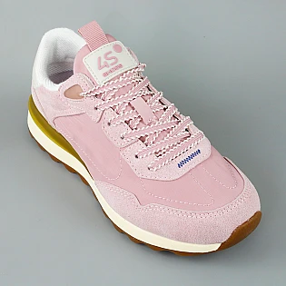 Кроссовки женские замшевые 594334 Розовые фото 2