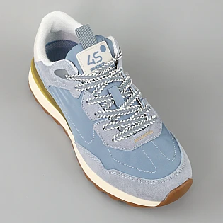 Кроссовки женские замшевые 594335 Синие фото 2