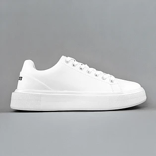 Кеды мужские экокожа 594916 Белые фото 1