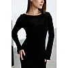 Комплект из двух длинных платьев 594950 Черный