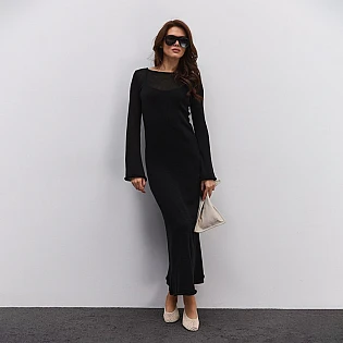 Комплект из двух длинных платьев 594950 Черный фото 1