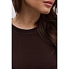 Жіноча футболка 594943 Шоколадна