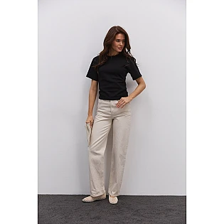 Женская футболка 594942 Черная фото 2