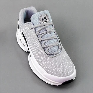 Кроссовки мужские 594880 Белые с серым фото 2