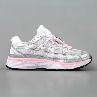 Кроссовки женские замшевые 595057 Белые с розовым фото 1