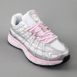 Кроссовки женские замшевые 595057 Белые с розовым фото 2