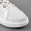Кеды женские кожаные летние перфорация 594031 Белые