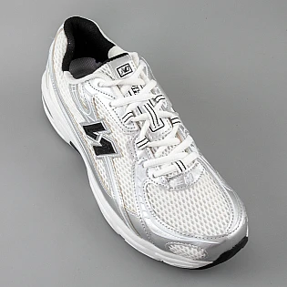 Кроссовки мужские 594976 Белые серебристые фото 2
