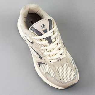 Кроссовки женские спортивная сетка 595075 Бежевые фото 2