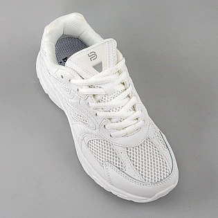 Кроссовки женские спортивная сетка 595074 Белые фото 2