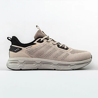 Кроссовки мужские сетка 595080 Бежевый