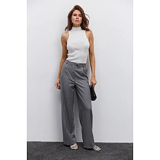 Брюки женские палаццо 594922 Серые фото 2
