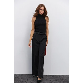 Брюки женские палаццо 594923 Черные фото 2