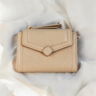 Кошелек женский экокожа 595021 Бежевый фото 1