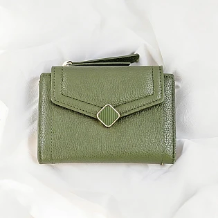 Кошелек женский экокожа 595023 Оливковый фото 1