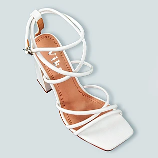 Босоніжки жіночі 594668 Білі фото 2