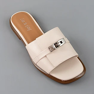 Шльопанці жіночі 594721 Бежеві фото 2