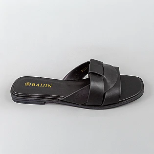 Шльопанці жіночі 594726 Чорні фото 1