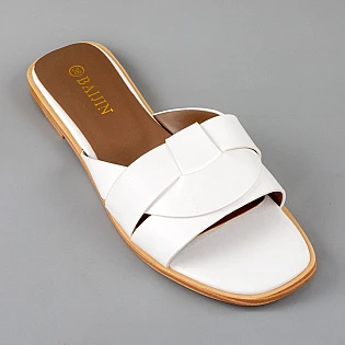 Шльопанці жіночі 594727 Білі фото 2