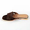 Шлепанцы женские 594728 Коричневые