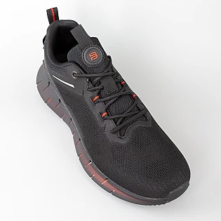 Кроссовки мужские сетка 595200 Черные фото 2