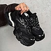 Кроссовки женские сетка 595189 Черные