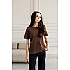 Футболка женская 595143 Коричневая
