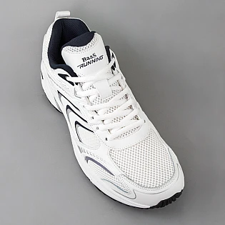 Кросівки чоловічі літні сітка великі 595205 Білі фото 2