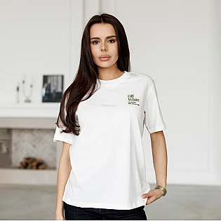 Футболка женская 595123 Белая