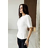 Женская футболка приталенная 595158 Белая