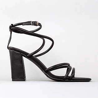 Босоножки женские эко кожа 594608 Черные фото 1