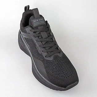 Кросівки чоловічі сітка 595197 Чорні фото 2