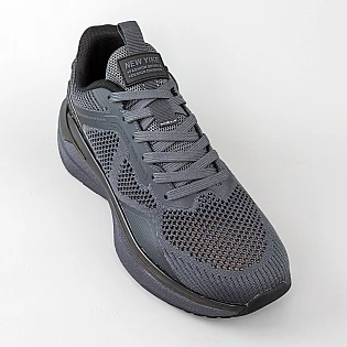 Кросівки чоловічі сітка 595198 Графіт фото 2
