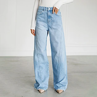 Джинсы женские 595111 Голубые