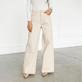 Джинсы женские 595112 Бежевые