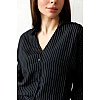 Костюм женский в полоску 595164 Черный